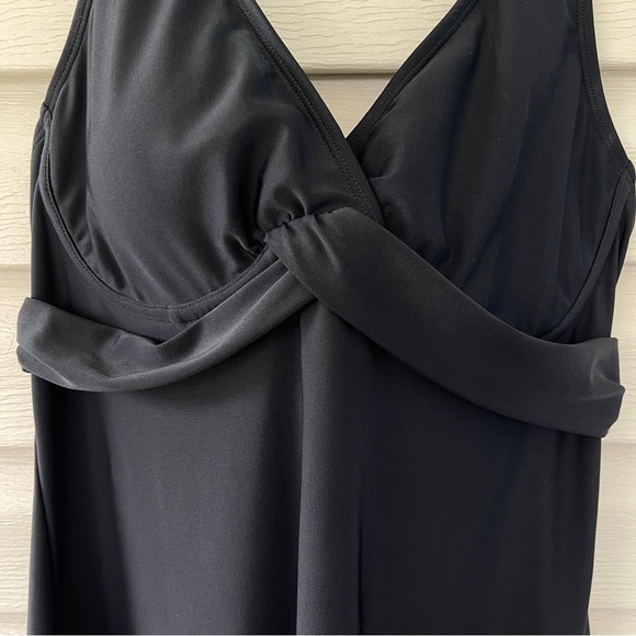 Athleta Tara Black Halter Swim Dress Size 34 D/DD - Picture 6 of 15